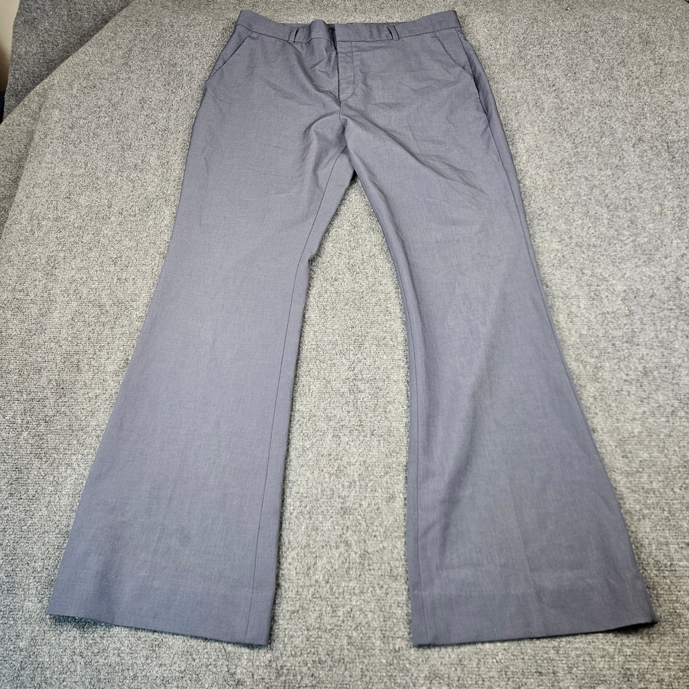 Banana Republic Womens Grey Bootcut Fit Dress Pants Size14 Stretch Work Trousers